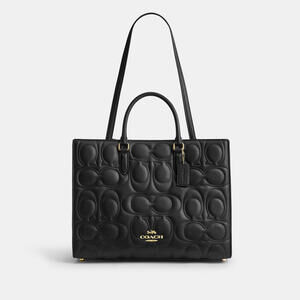 Coach Outlet Maggie Tote Bag In Signature Leather